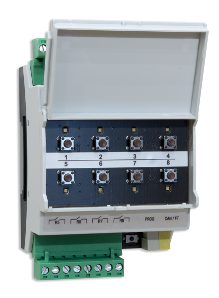 CANx 8 x 10A Relays